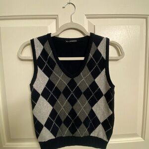 Brandy Melville Plaid Sweater Vest